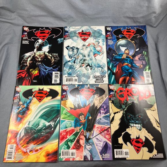 Superman Batman DC Comic Book Lot 2007-09 Series 6 Issues - Picture 1 of 2